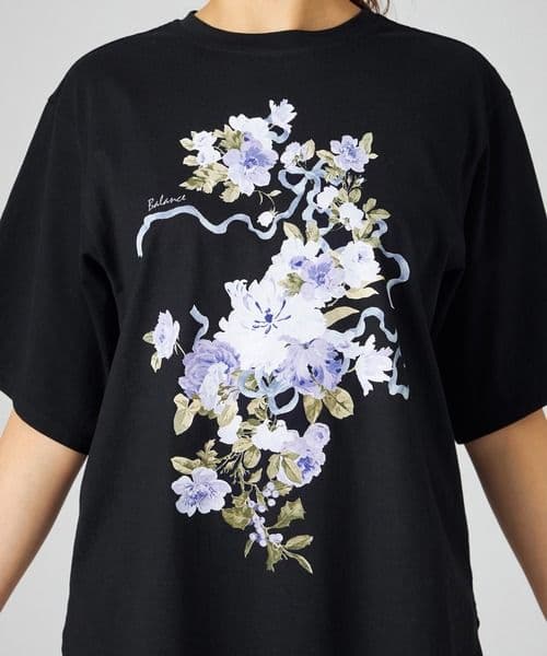 お値下げ チャコット オーバーTシャツ 花柄 ヨガ バレエ ジム - メルカリ