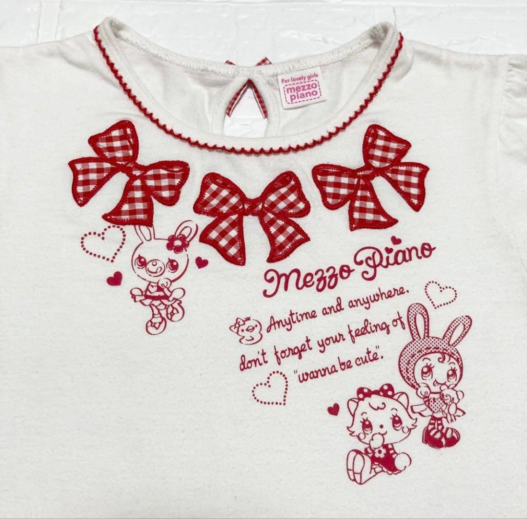 メゾピアノ140 ベリエちゃん Tシャツ 平成レトロ 女児 Y2K 夏物 00s