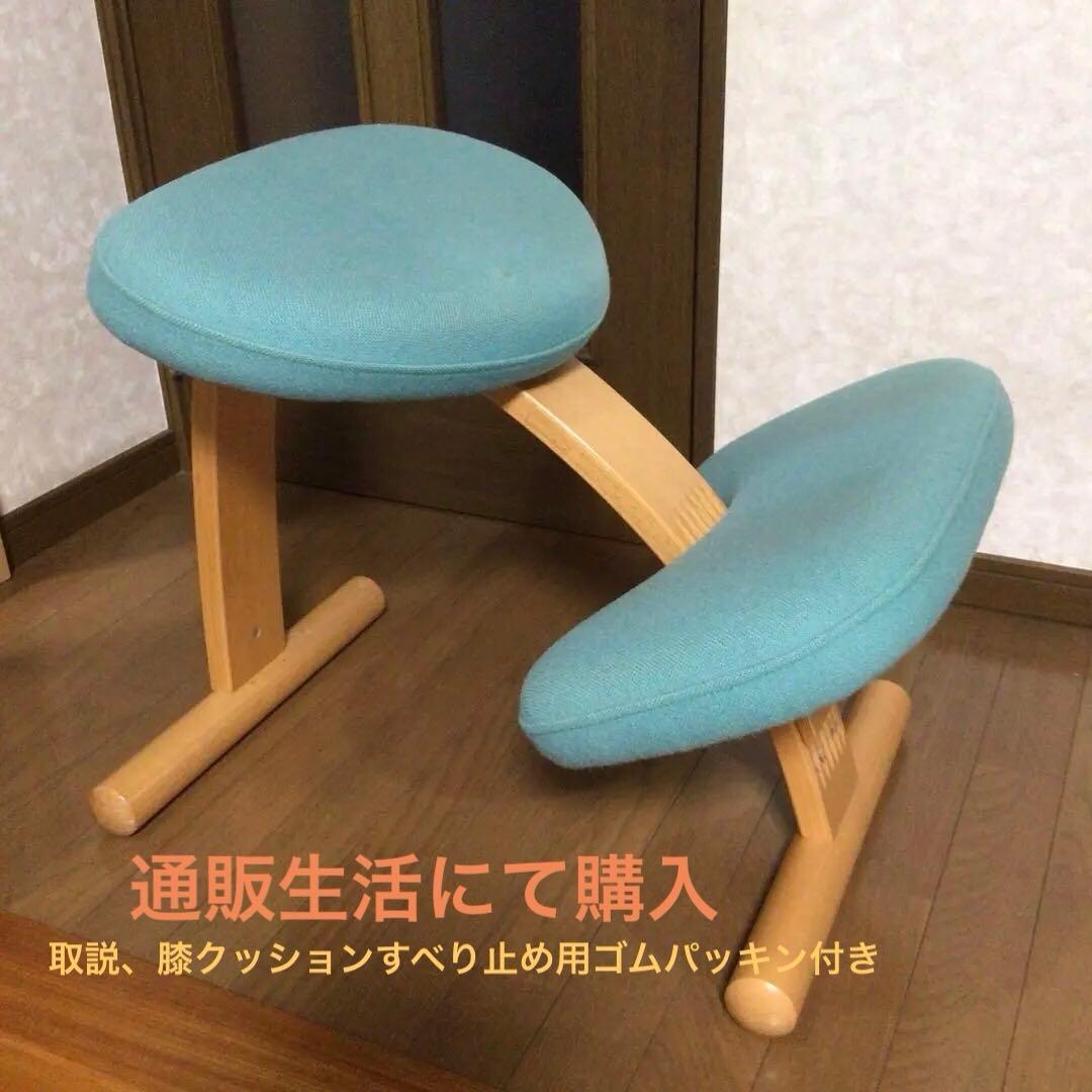 こ*ん様 水色　Rybo リボ社 バランスチェアイージー　取扱説明書付き　通販生 現状品】Rybo社 リボ社 balans Eazy バランスイージー バランスチェア
