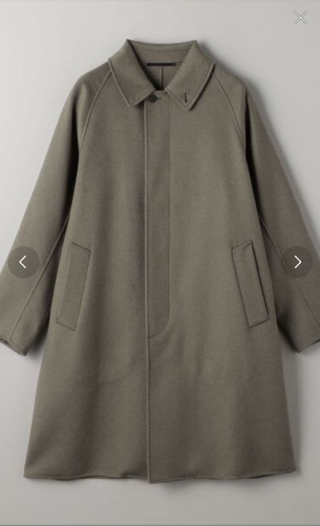 BEAUTY&YOUTH ショートビーバー リバーメルトン バルカラー コート