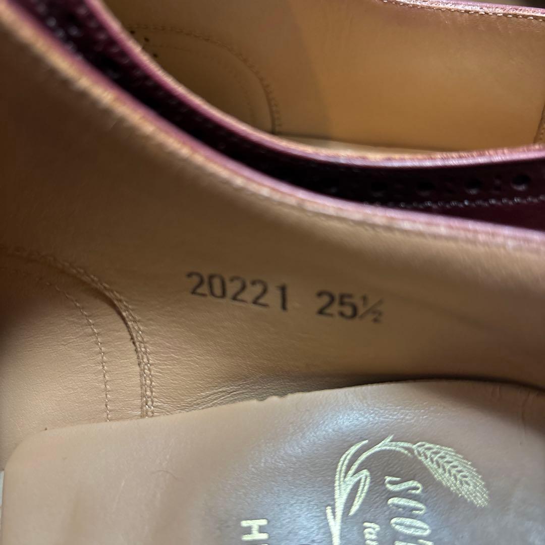 【美品】スコッチグレイン GINZA edition 25.5cm ボルドー