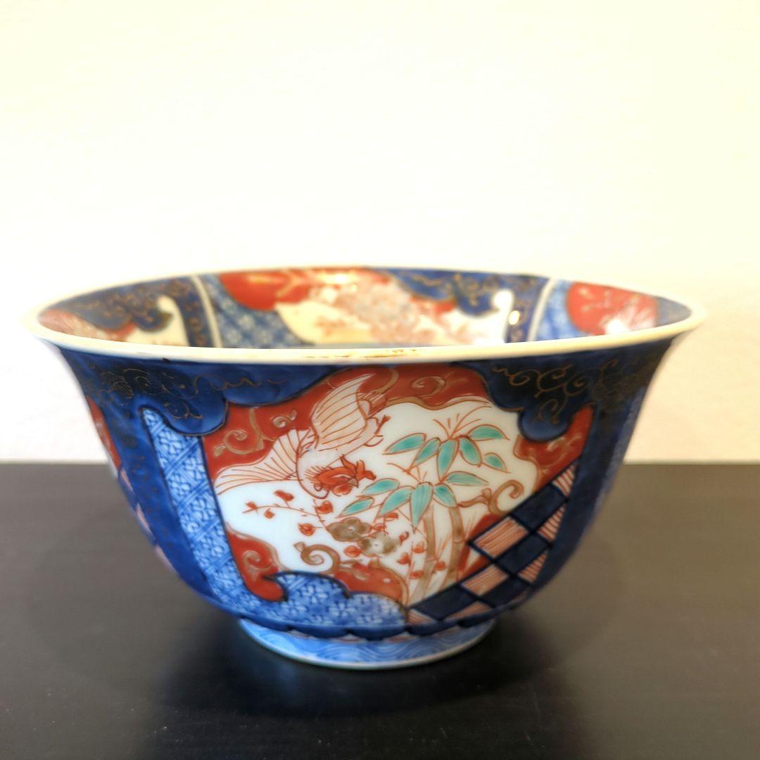 古伊万里焼 色絵 金彩 鉢 盛鉢 古伊万里 金彩 色絵 大鉢 盛り鉢 骨董 レトロ - メルカリ