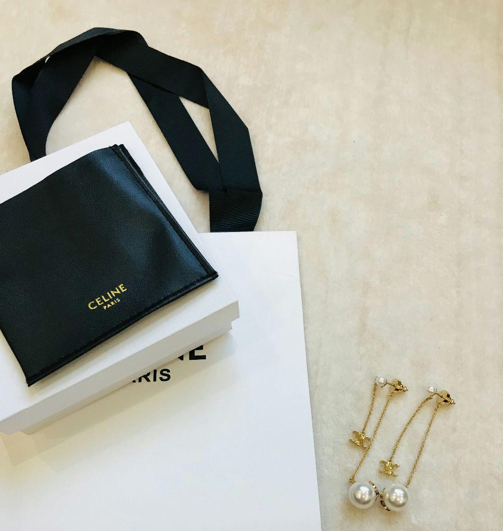 セリーヌ ピアス ロング - メルカリ