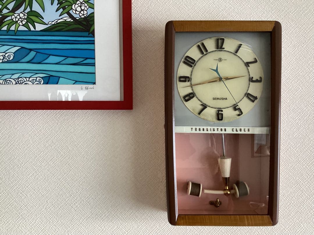 Tokyo clock(東京時計製造)トランジスター振り子時計昭和30年代