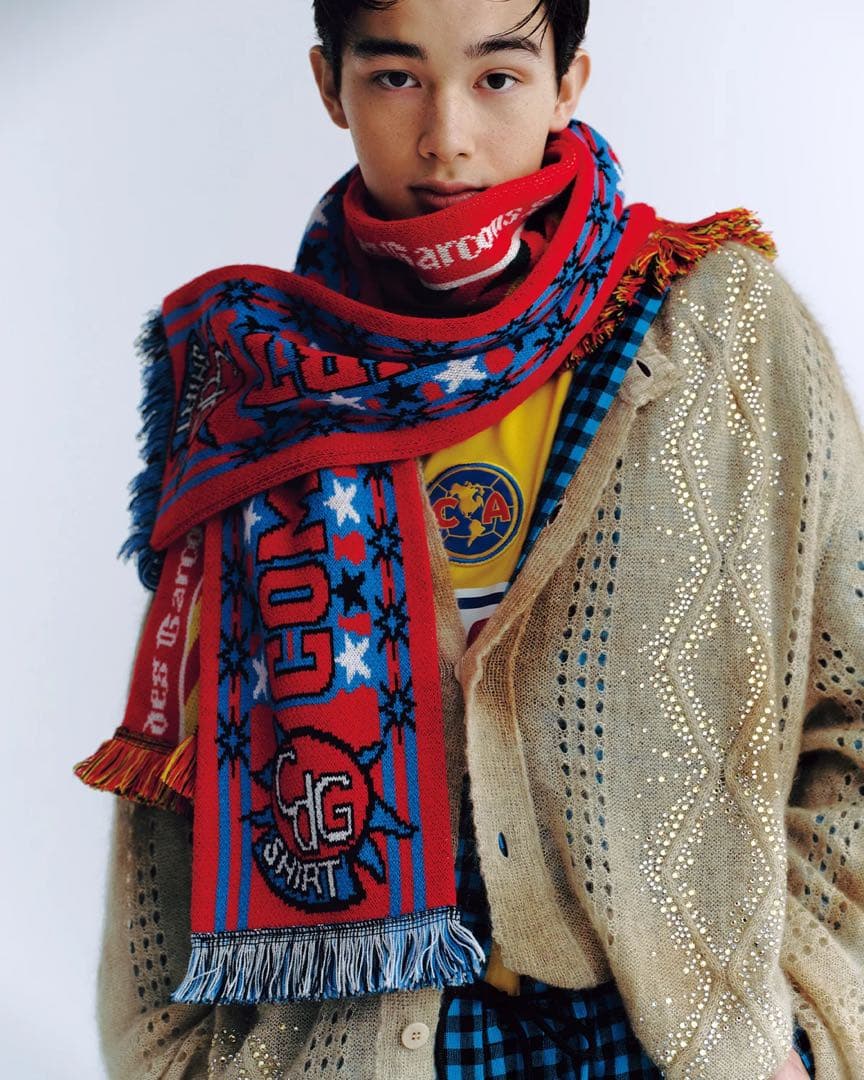 25AW 新品・未使用 コムデギャルソンシャツ マフラー ニット - メルカリ