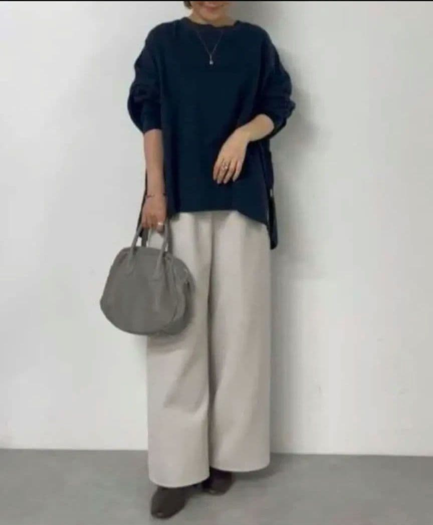 今季新品 ビアズリー リップルダンボール ウェストリブパンツ 1M 灰