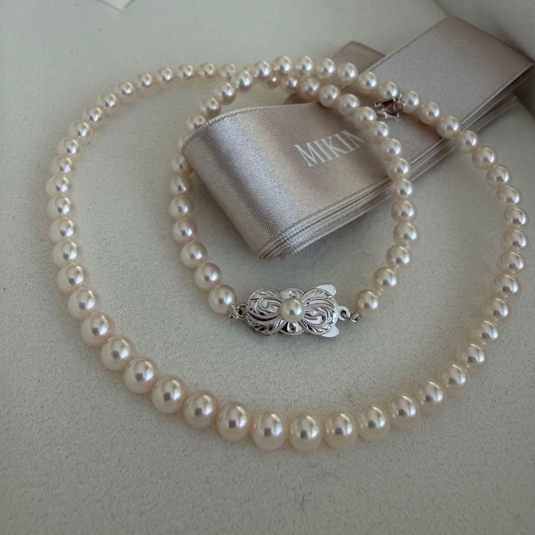 MIKIMOTO ベビーパールネックレス　5.0〜5.5mm