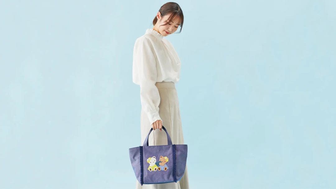 familiar 春のファミリアショー 2024 トートバッグ デニムバッグ