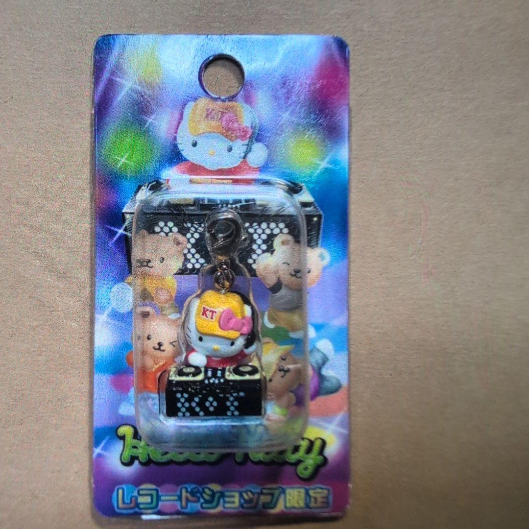 ハローキティ 2005年レコードショップ限定　ファスナーマスコット 未開封 ハローキティ レコードショップ限定 携帯クリーナー ストラップ