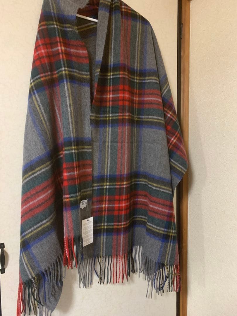 新品ジョンストンズストール大判カシミア100％グレースチュワート