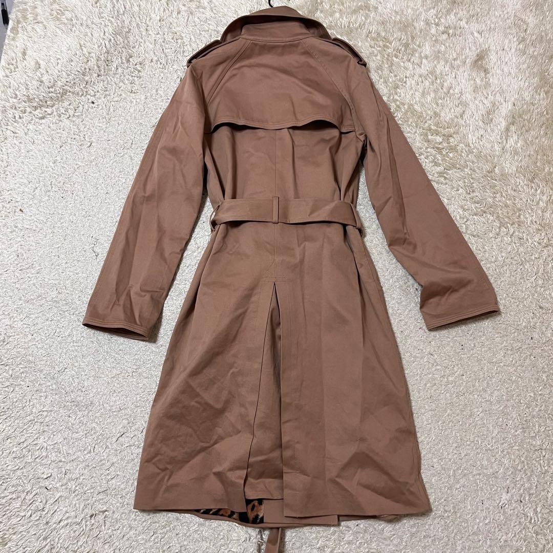 みい様専用極美品 ESCADA SPORT エスカーダ レオパードトレンチコート