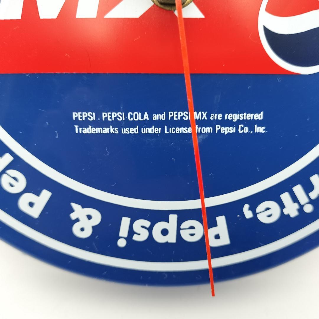 ペプシ コーラ 王冠型 壁掛け時計 20cm ボトルキャップ型 レトロ