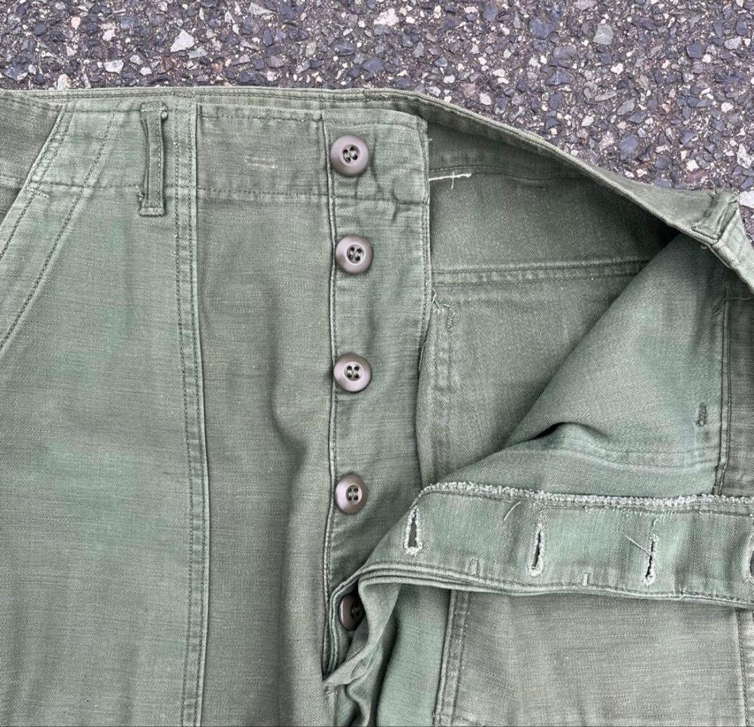 【60's】U.S.ARMY OG-107 baker pants
