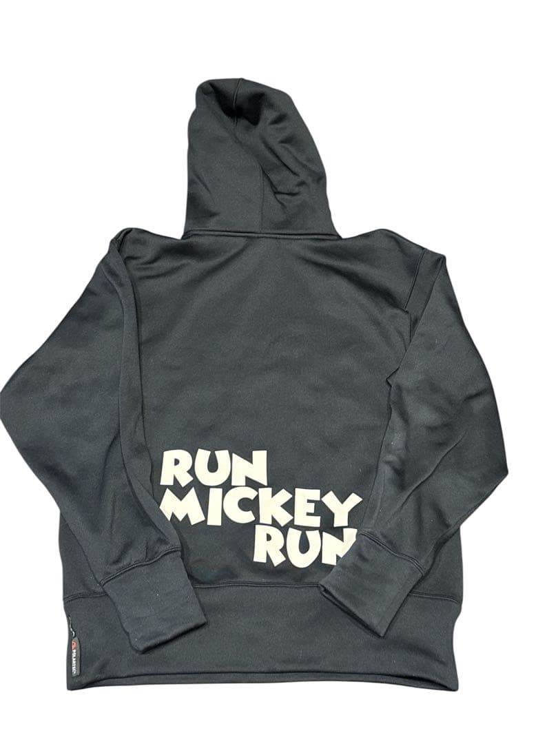 特価】MMA RUN MICKEY RUN ミッキーマウス パーカー L 黒 - メルカリ