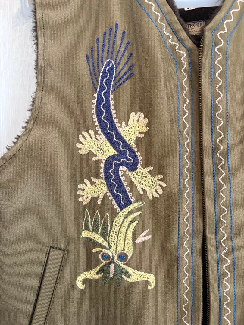 リアルマッコイズ アルパカベスト カスタム刺繍 サイズ38 - メルカリ