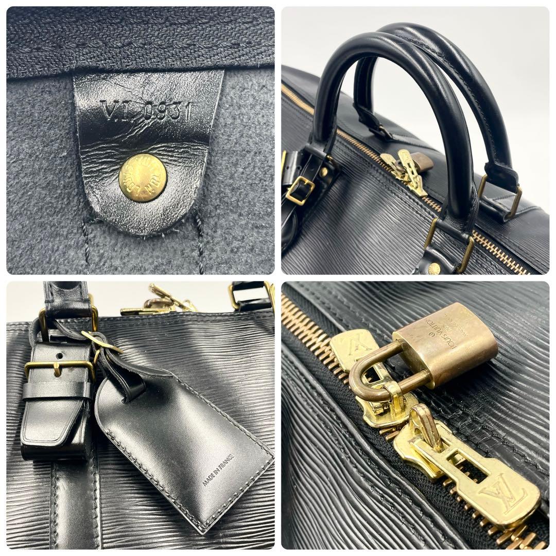 ルイ・ヴィトン キーポル 55 ボストンバッグ エピ ブラック M59142