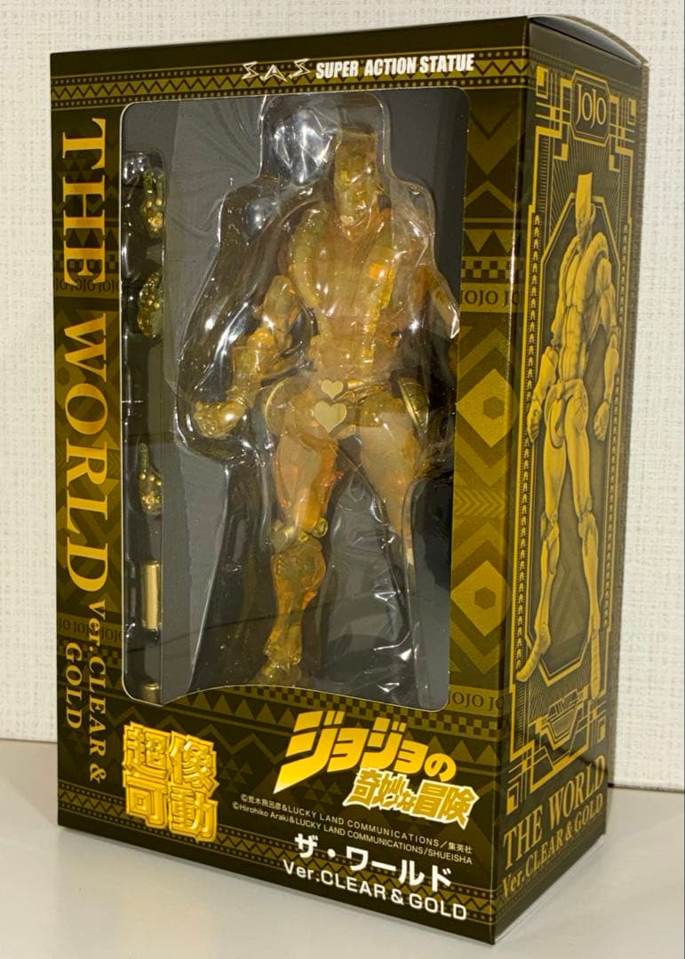 WF 2026 冬 限定 ジョジョ 超像可動 ザ・ワールド CLEAR&GOLD WF2026[Winter]予約・抽選商品】超像可動『ジョジョの奇妙な冒険 第3部