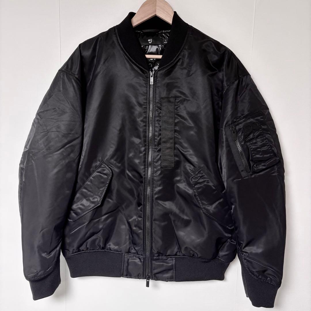 最終値下げ】＋J ユニクロ ダウン ブルゾン MA-1 Lサイズ