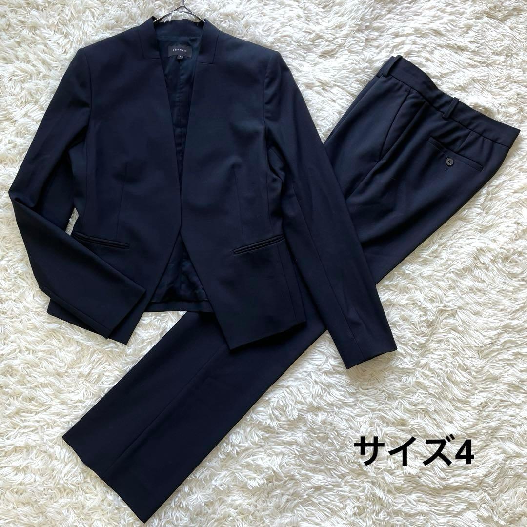 美品　セオリーtheory カラーレスJK　セットアップ　パンツスーツ L SUITING AND SEPARATE Theory [セオリー] 公式通販サイト