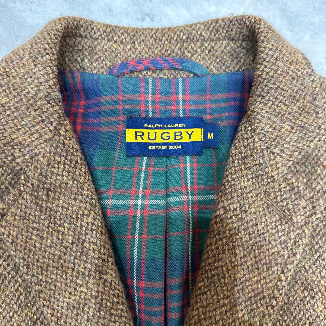 RUGBY ブラウンツイード テーラードジャケット ラルフローレン
