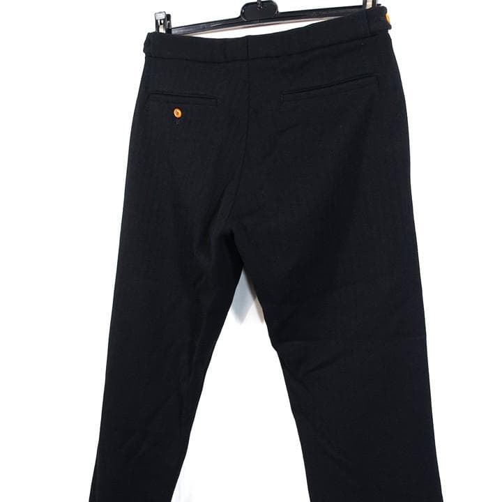 ○良品○コムデギャルソンオムプリュス 秋冬 茶ラインほつれ加工