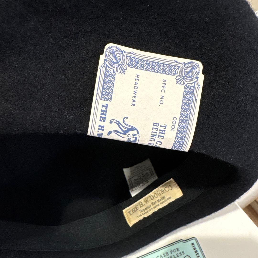 H.W.DOG&Co BERET 黒