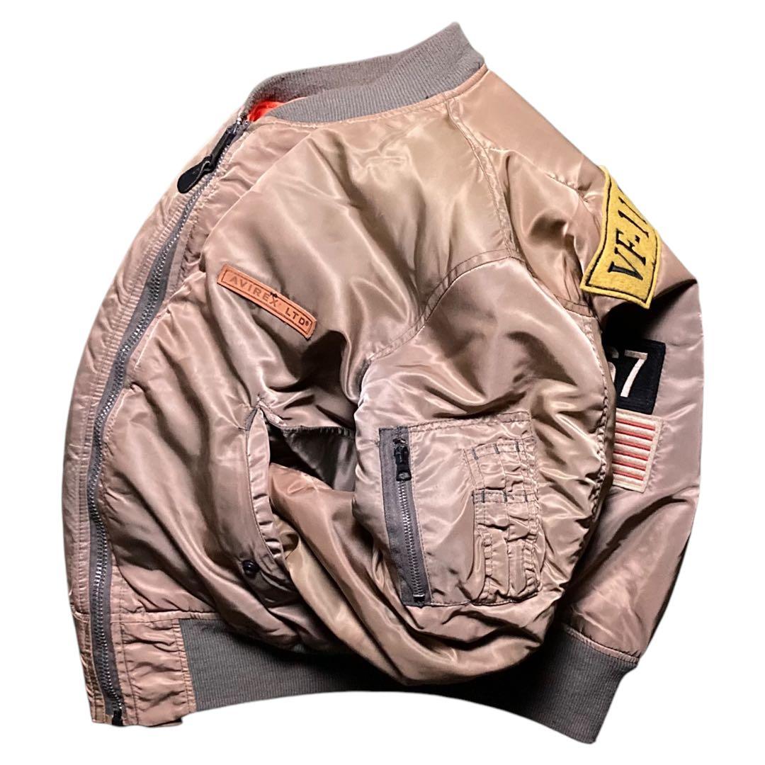 美品AVIREX アヴィレックスMA-1フライトジャケットLベトナム戦争期US製