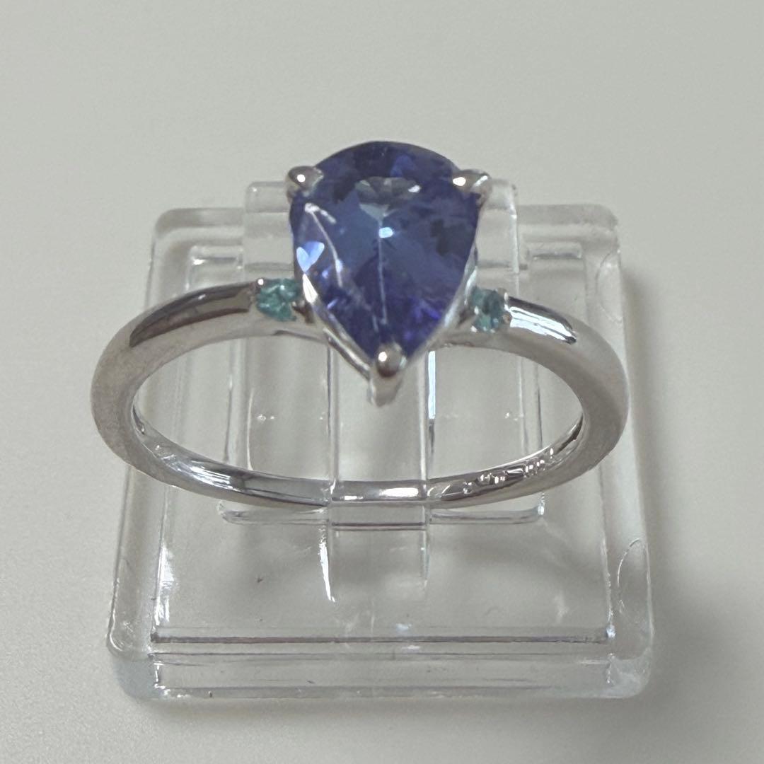 天然タンザナイト 】パライバトルマリン ✨WGリング ✨ソーティング