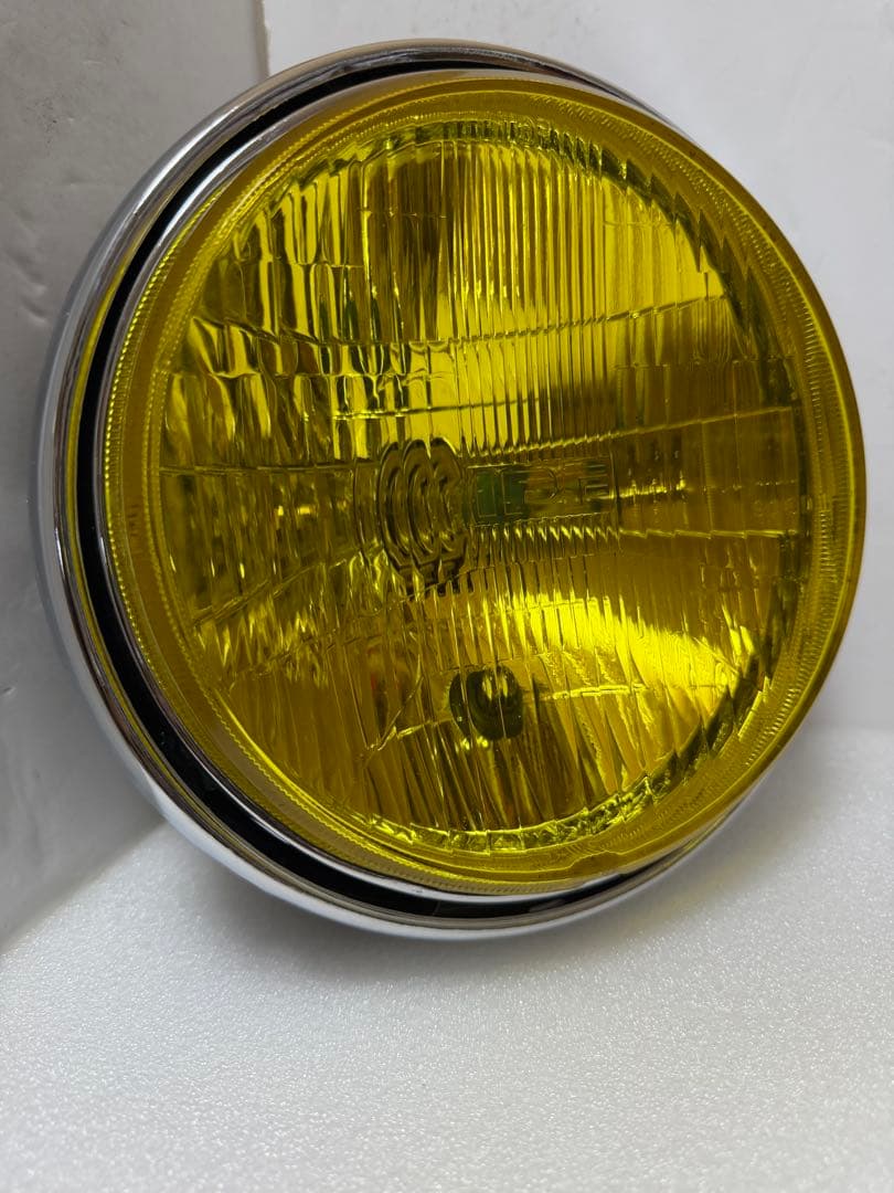 当時物IPF凹みレンズ付きヘッドライトASSY/イエローレンズシビエCIBIE 当時物IPF凹みレンズ付きヘッドライトASSY/イエローレンズシビエCIBIE