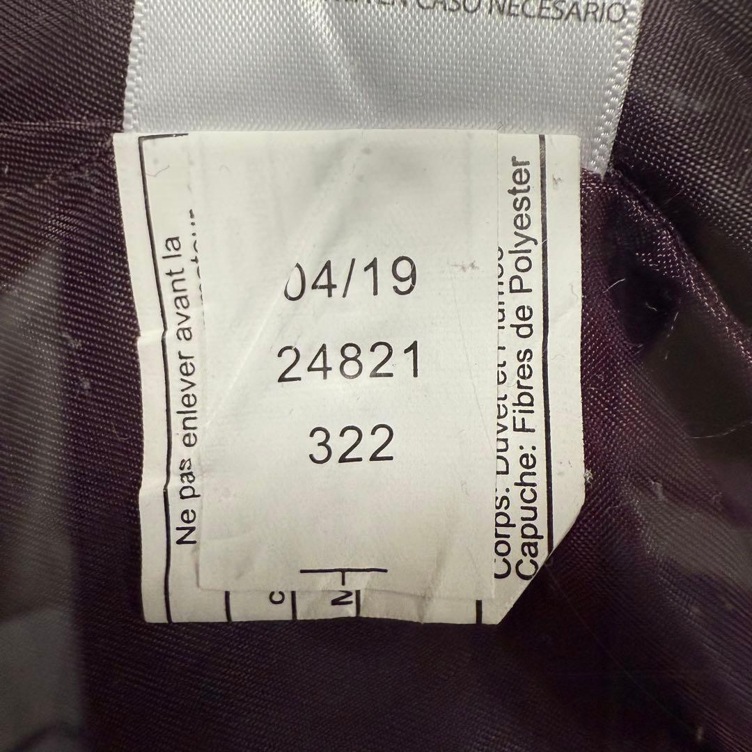 《未使用品》ラルフローレン US古着ロングダウンコート　ブルゴーニュカラー　Ｌ