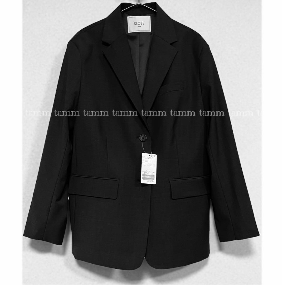 SLOBE IENA Relaxテーラードジャケット ブラック