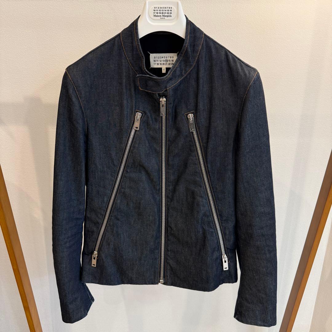 激レア】メゾンマルジェラ 八の字ライダース デニム バーニーズ