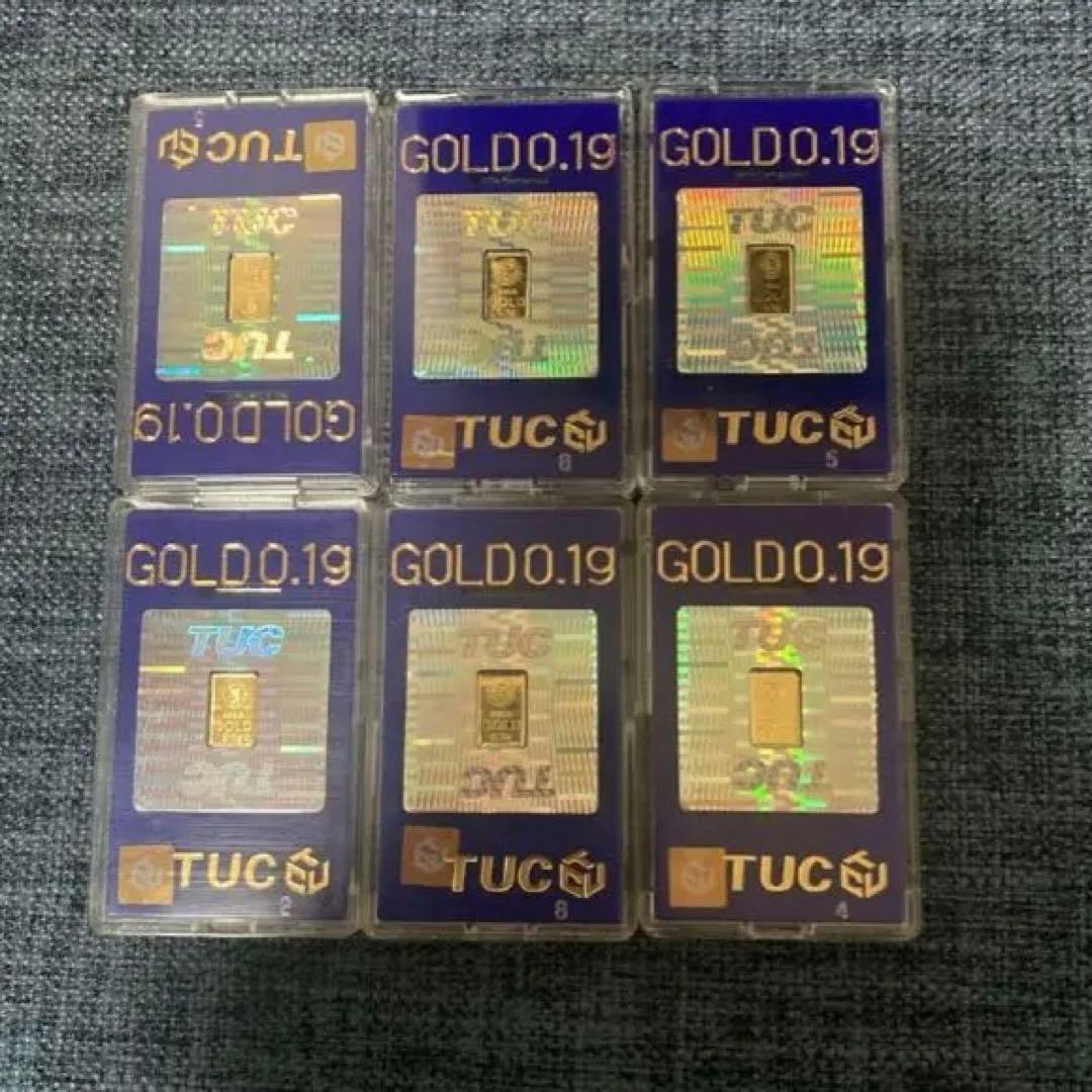 TUC GOLD0.1g 6個セット - メルカリ