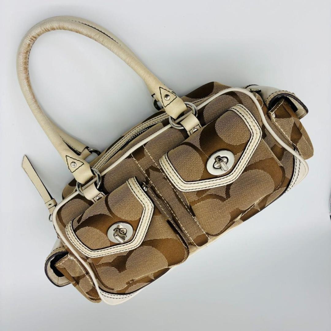 archive y2k コーチ ターンロック ミニボストン ハンドバッグ - メルカリ