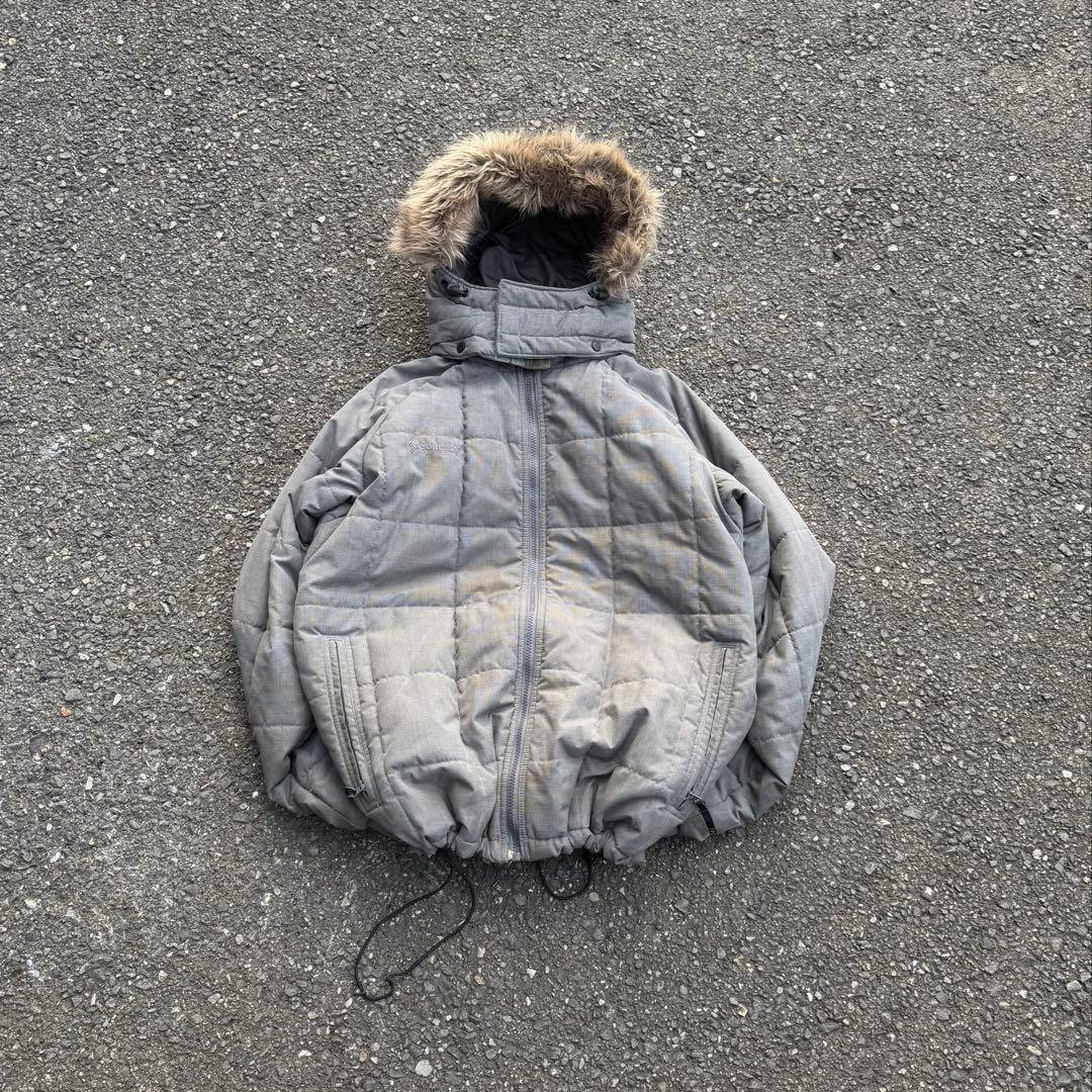 コロンビア hooded puffer jacket テック ファー アーカイブ - メルカリ