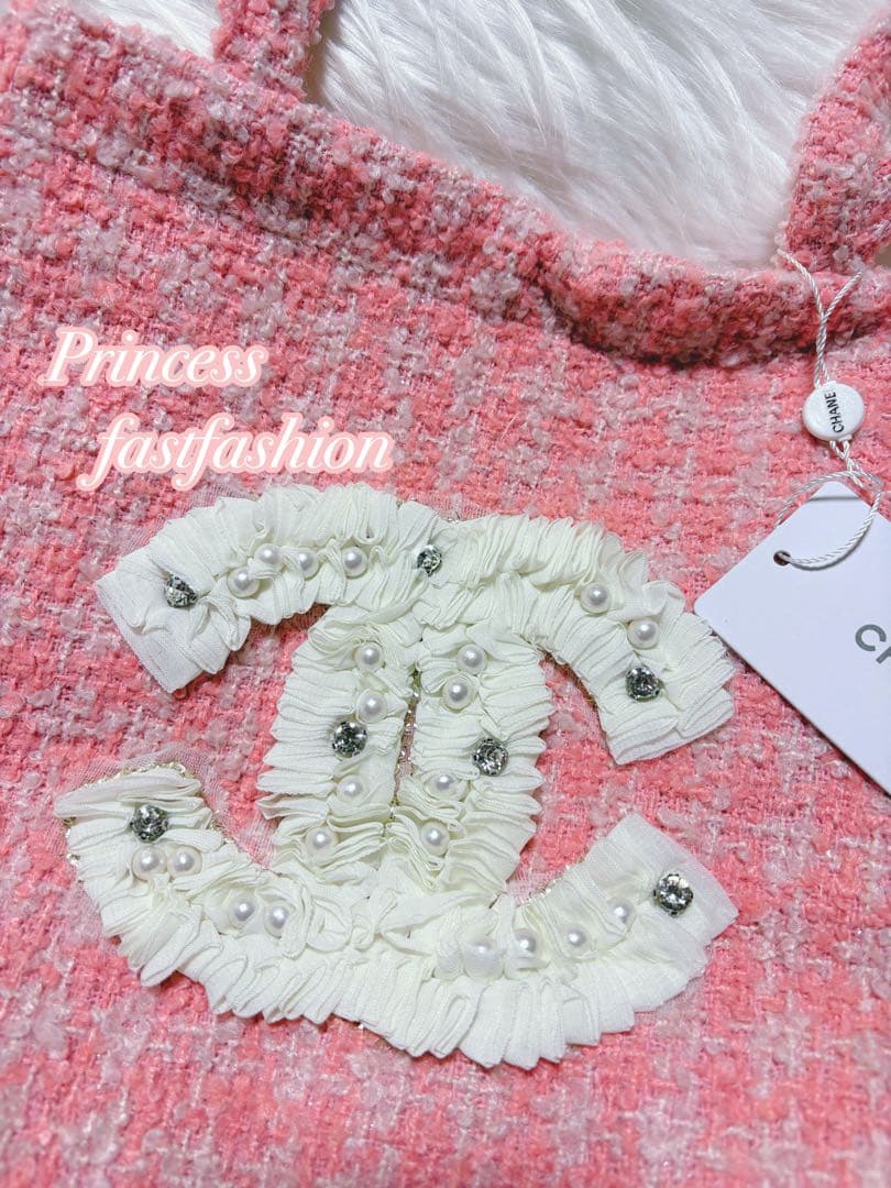 キ*ン様 シャネル CHANEL ピンク ラメ ツイード トートバッグ - メルカリ