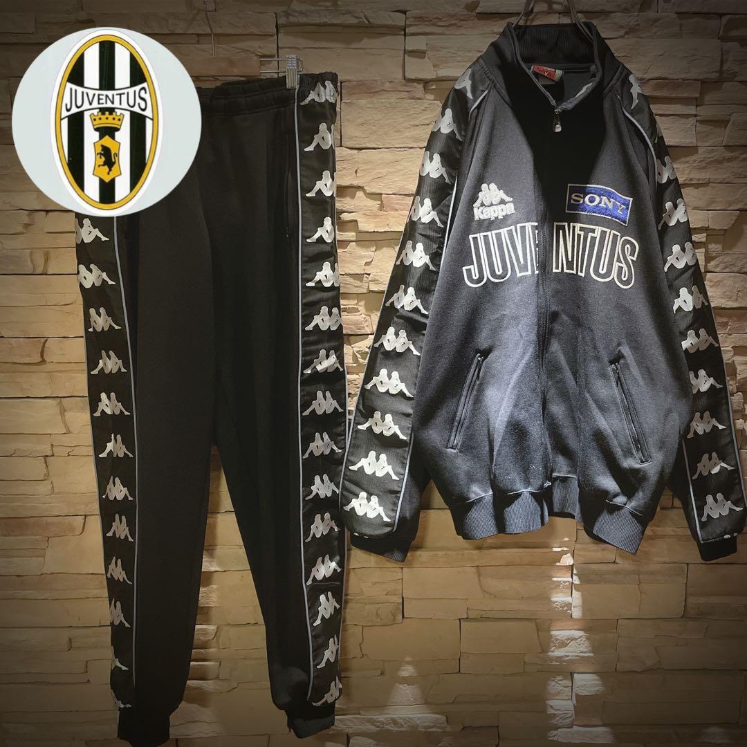 【希少モデル】90s'/KAPPA×ユベントスSONYロゴ/セットアップ/XO 希少モデル】90s'/KAPPA×ユベントスSONYロゴ/セットアップ/XO