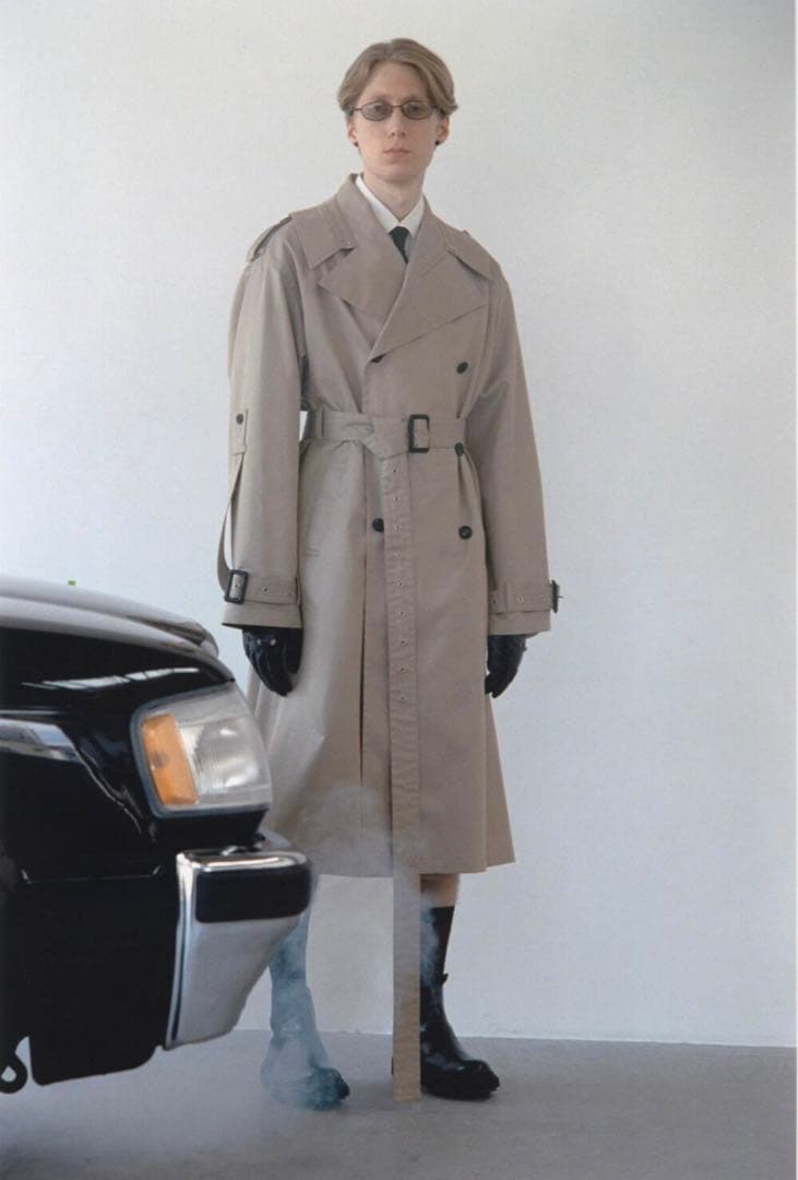 SOSHIOTSUKI ソウシオオツキ インサイドラペル トレンチコート - メルカリ