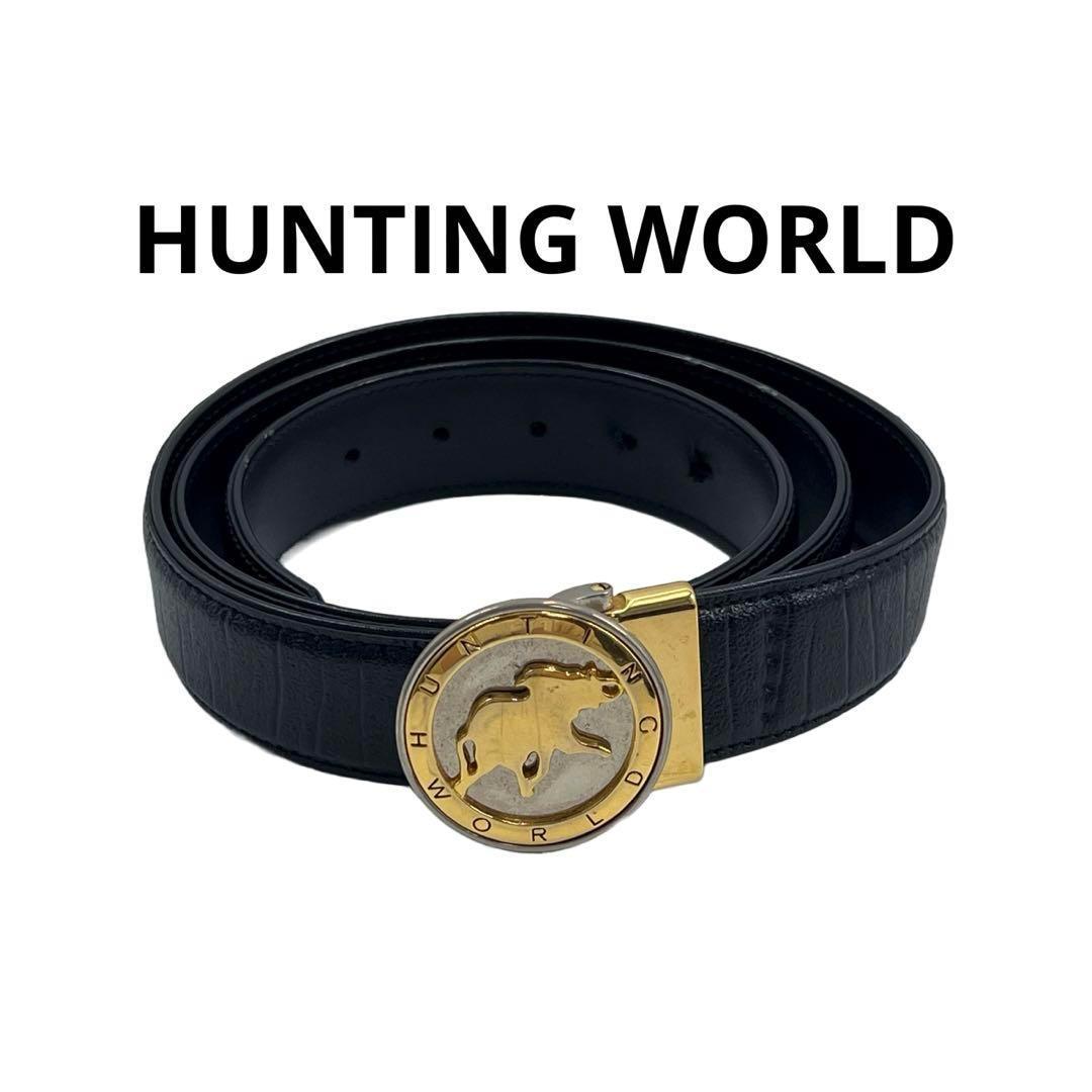 HUNTING WORLD ハンティングワールド ベルト ゴールド シルバー - メルカリ
