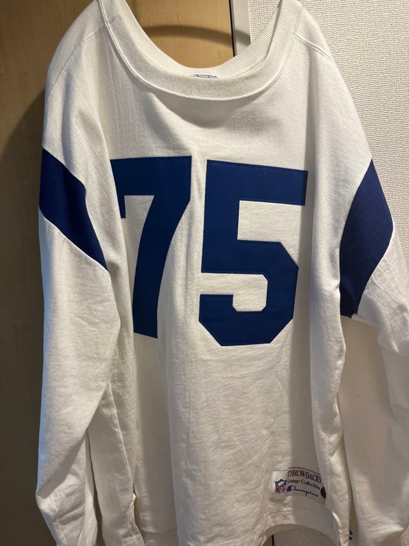 常田大希着用 90sチャンピオン フットボール シャツ XL ホワイト