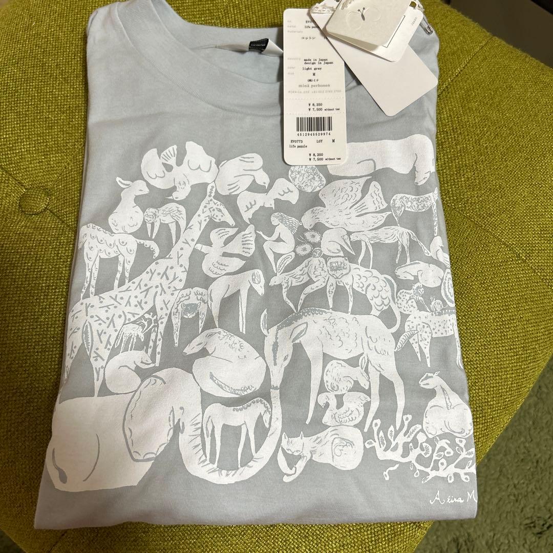 ミナペルホネン つづく展 life puzzle Tシャツ - メルカリ