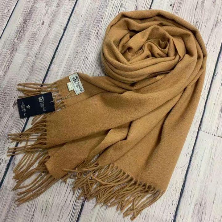 即日発送】ジョンストンズ カシミア大判ストール☆ キャメル - メルカリ