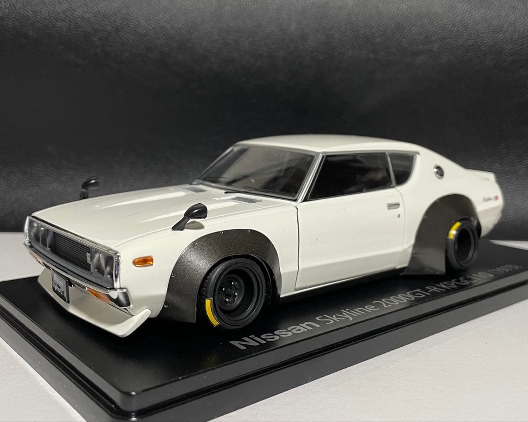 1/24 アシェット 国産名車 スカイライン GT-R ケンメリ改 改造車