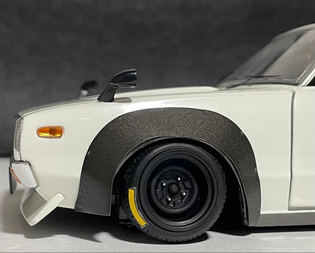 1/24 アシェット 国産名車 スカイライン GT-R ケンメリ改 改造車