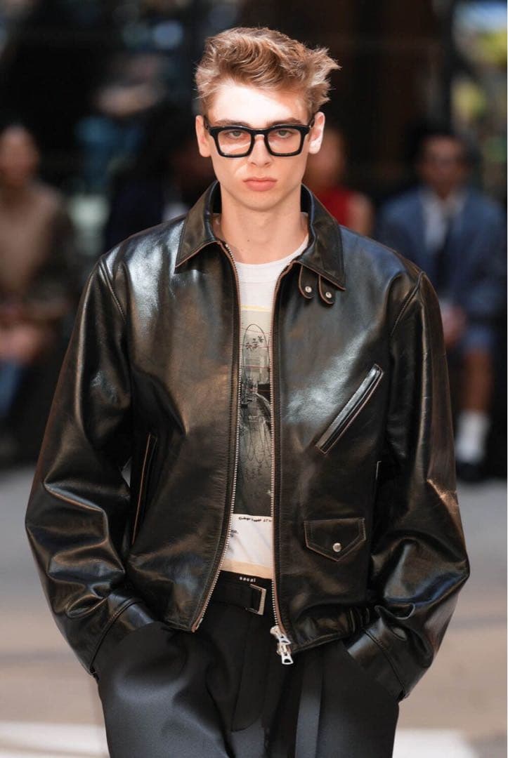 sacai 25ss レザージャケット size:2 - メルカリ