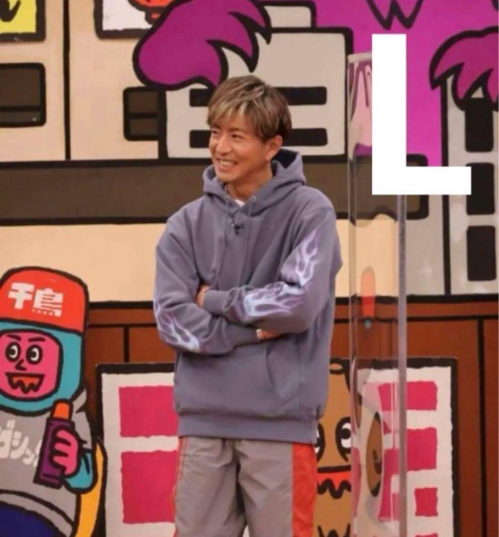 ハイドアンドシーク HIDE AND SEEK FLAME パーカー キムタク - メルカリ