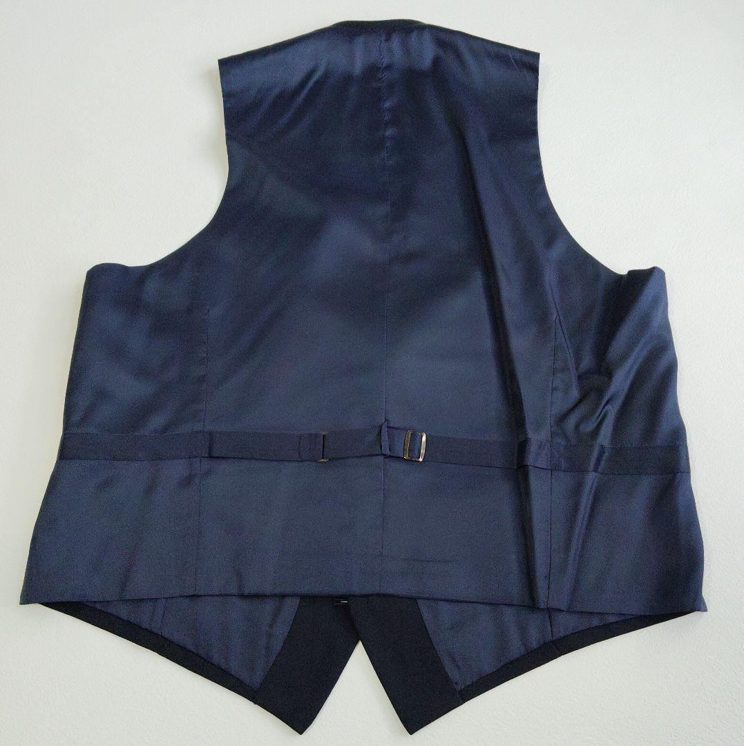 美品】 AB6 MIYUKI オーダースーツ スリーピース 毛100% 紺 - メルカリ