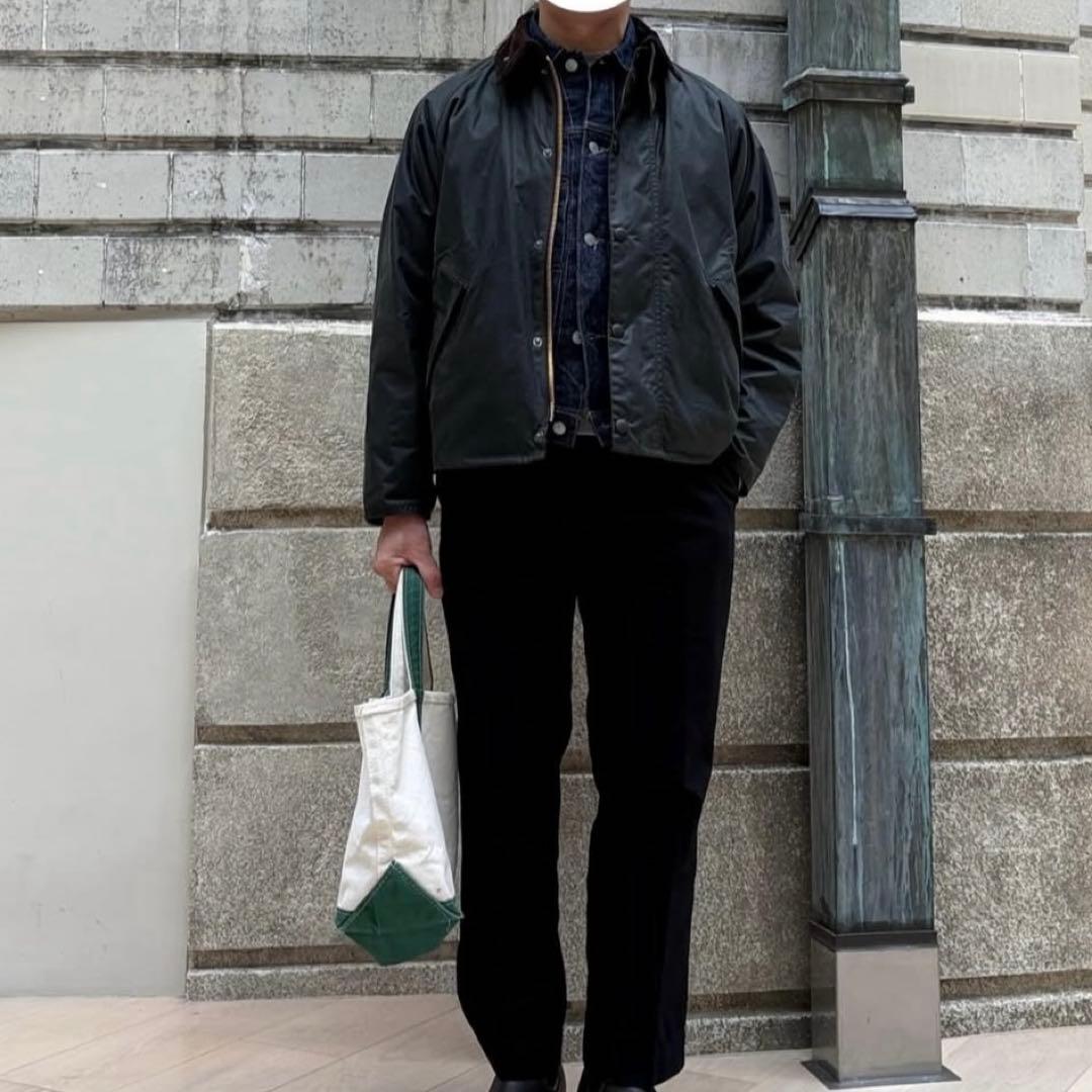 ケース美品 リプルーフ済！Barbour トランスポートブラック Barbour