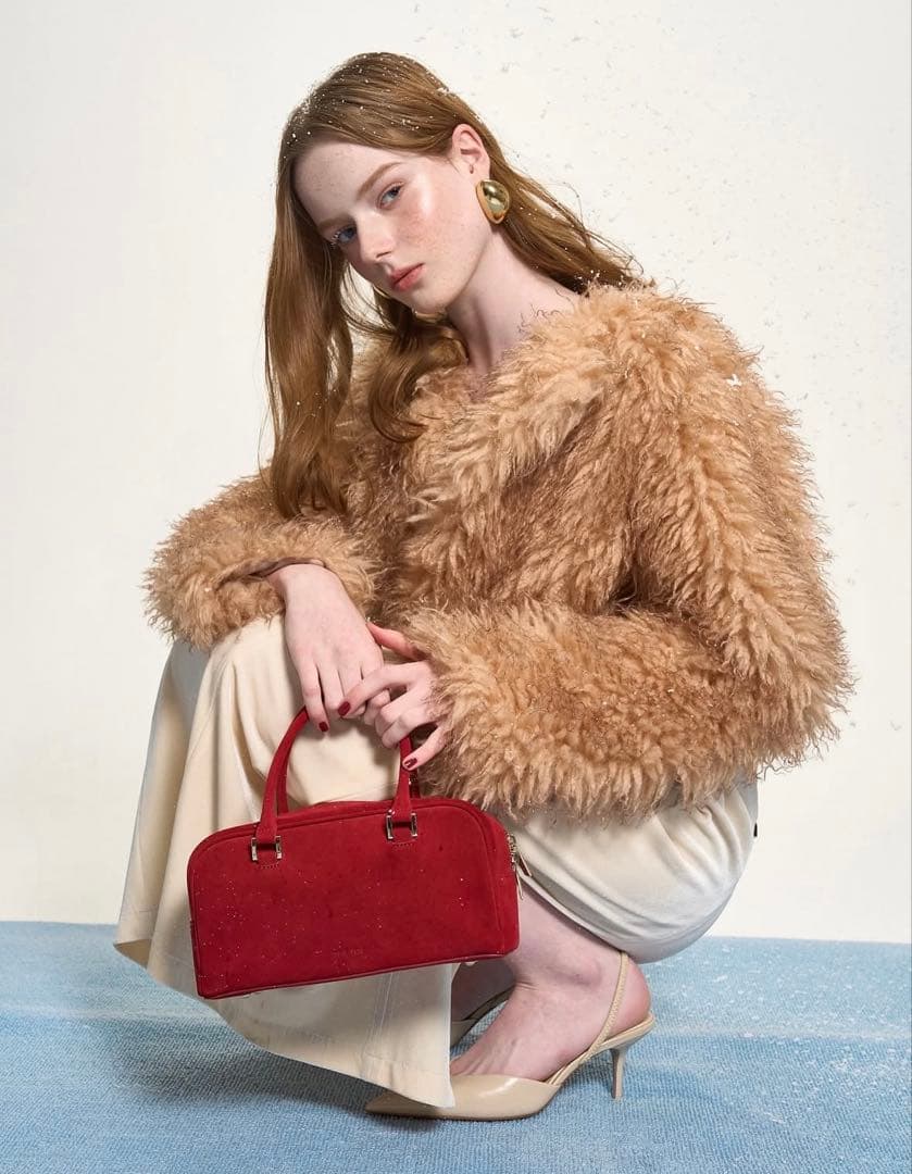 THETOE Lane fur coat -M - メルカリ