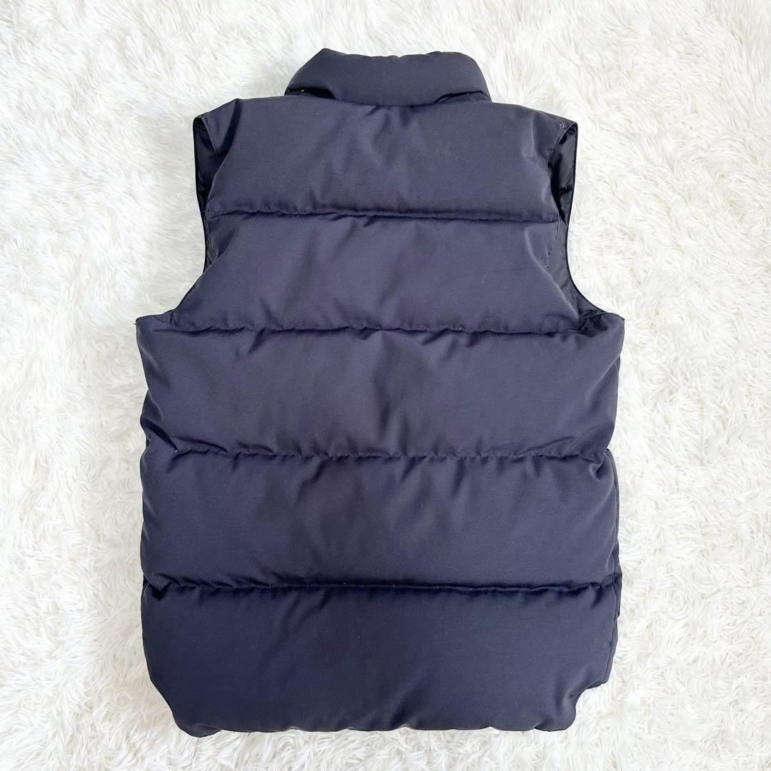 極美品 カナダグース フリースタイル ネイビー ダウンベスト ロゴ